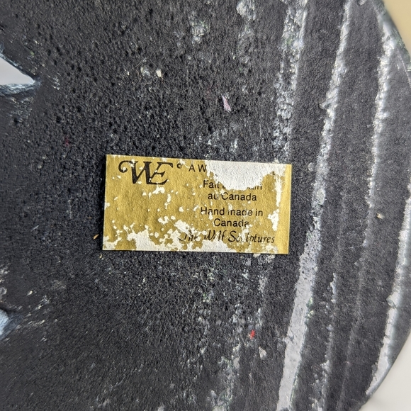 A Wolf Original Inuit / Eskimo Woman And Child Carved Soap Stone Sculpture - Picture 6 of 10